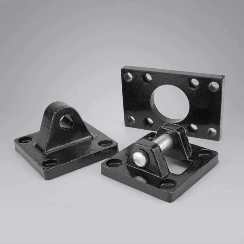 Corrosion-resistant actuator bracket with zinc finish