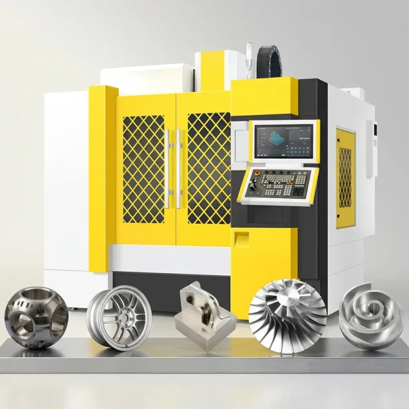Multi-axis CNC milling for prototype actuator parts