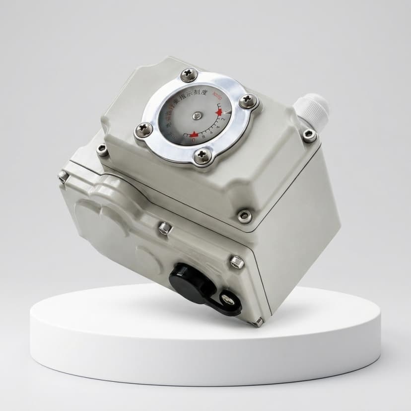Electric rotary actuator with integrated motor