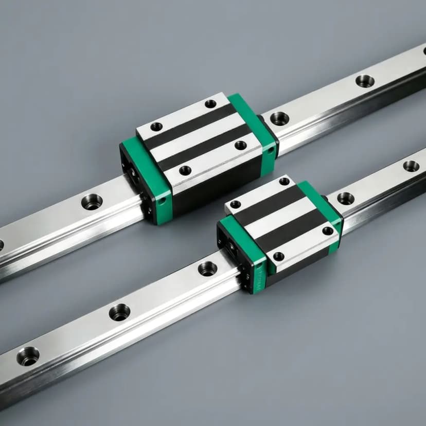 Guide rail slider for high-speed packaging equipment