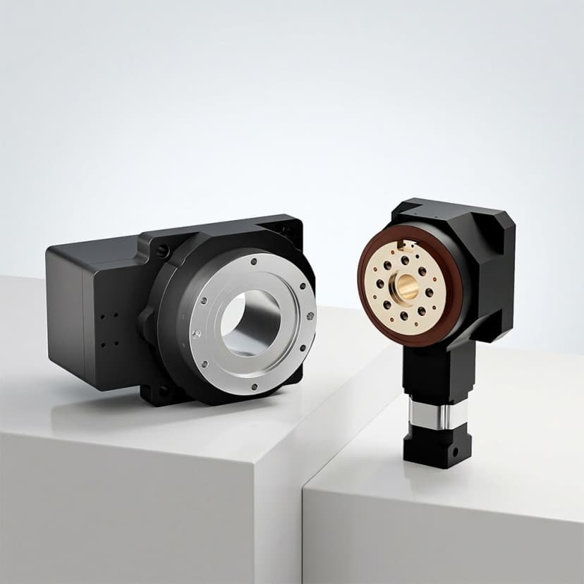 Hollow shaft rotary actuator for cable pass-through