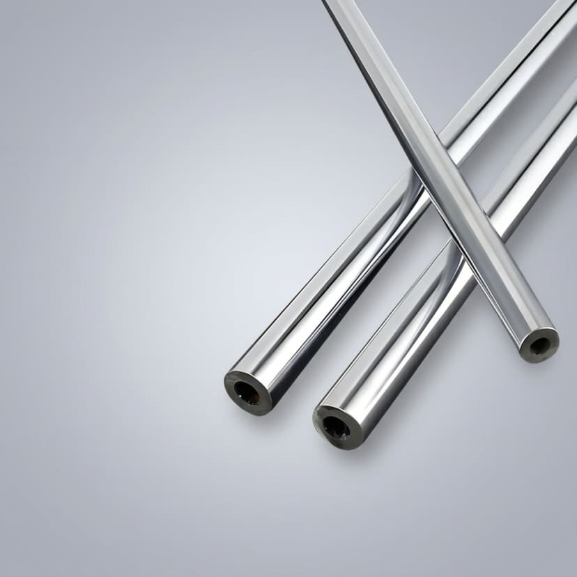 Hollow precision shaft for rotary actuator applications