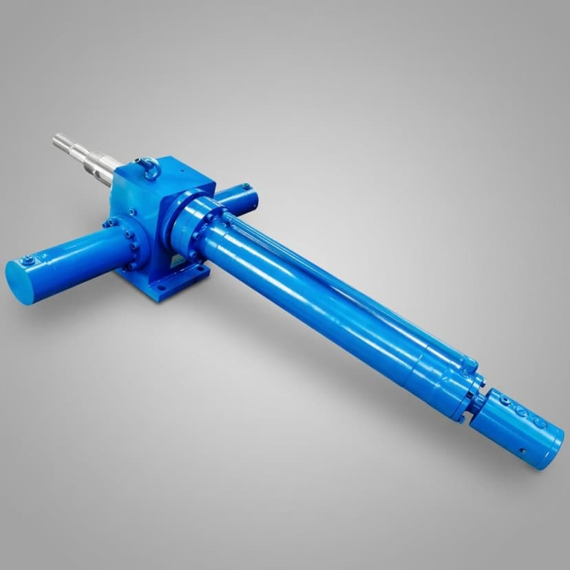 Hydraulic rotary actuator for high-torque valve duty