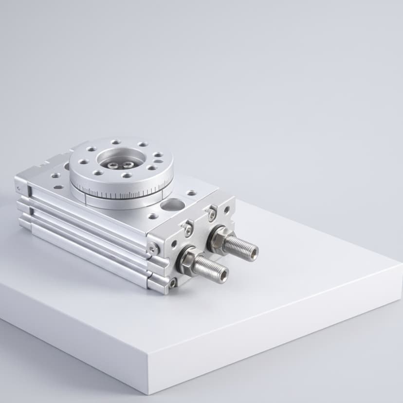 Pneumatic rotary actuator for valve quarter-turn operation