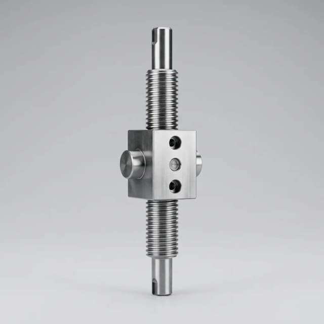 Precision actuator shaft and rod machining example