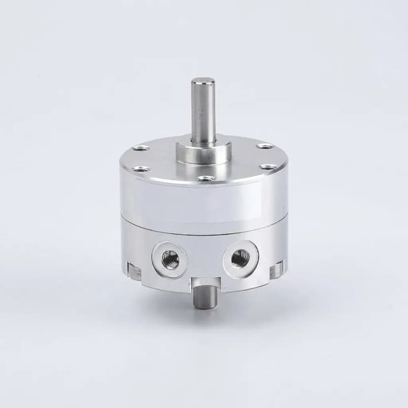 Precision rotary actuator with flange mounting interface