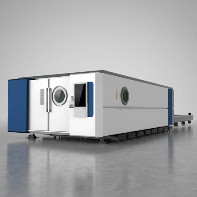 Laser cutting machine with precision motion system