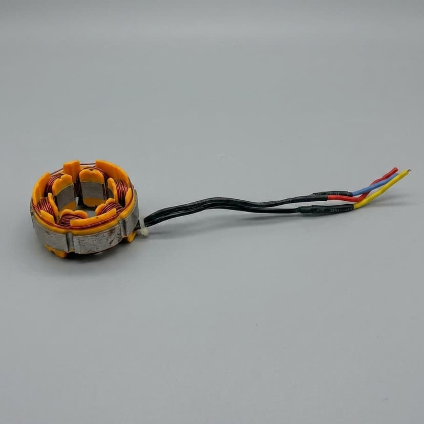 Motor stator for energy infrastructure drive systems