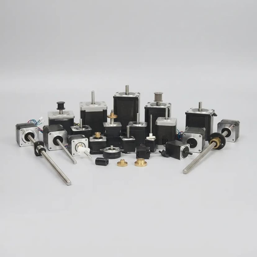 Compact positioning motor for automated modules